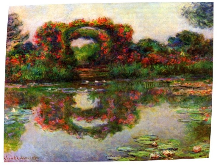 Foliage Trestle - Claude Monet Paintings